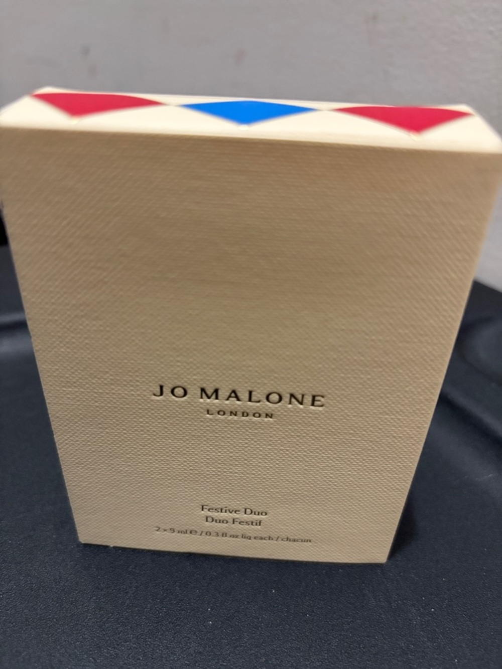 Jo Malone Cream Gift Box with Red & Blue Accents